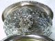 Antique (1893) Hand Chase Repousse Sterling Salt Cellars By Howard & Co.  432 Gr Bowls photo 5