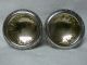 Antique (1893) Hand Chase Repousse Sterling Salt Cellars By Howard & Co.  432 Gr Bowls photo 8