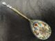 Set Of 6 Imperial Russian Silver 84 Cloisonne Shaded Enamel Spoons By Alexeyev Russia photo 1