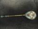 Set Of 6 Imperial Russian Silver 84 Cloisonne Shaded Enamel Spoons By Alexeyev Russia photo 2