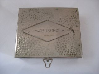 Unusual Silverplate Box - German - Vintage photo