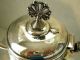 Antique Victorian Aesthetic Figural Birds Grapes Insects Triple Silver Tea Pot Tea/Coffee Pots & Sets photo 3