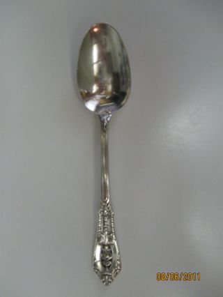 Wallace Sterling Rose Point Spoon No Monogram photo