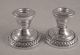 Vintage La Pierre Sterling Silver Miniature Candlesticks Salt & Pepper Shakers Salt & Pepper Shakers photo 4