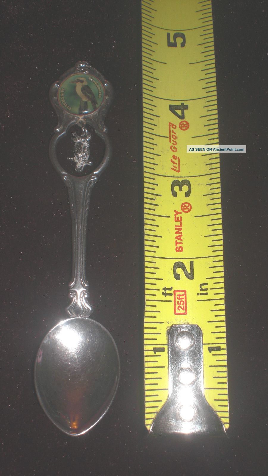 Vintage Charme ' Silverplated Souvenir Spoon Australia Signed Perfection Plate Souvenir Spoons photo