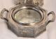 Antique Derby Silver Silverplate Butter Dish With Glass Plate Insert Ornate 1638 Butter Dishes photo 2