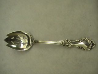 Sterling 925 International Table Serving Spoon Wild Rose Lowest Price On Ebay Nr photo