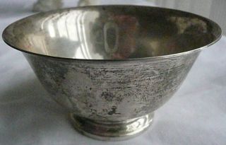 Sterling Reed And Barton Sterling Silver Bowl 1955 photo