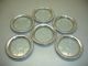 Set Of 6 - Frank M.  Whiting Sterling Silver And Glass Drink Coasters Bowls photo 4