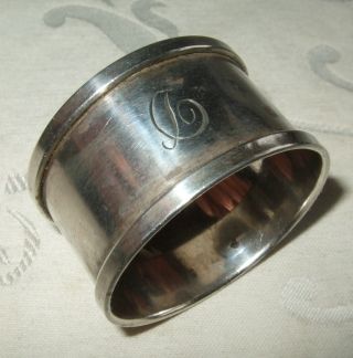 Antique Sterling Silver Napkin Serviette Ring - Birm 1931 - Henry Griffiths photo