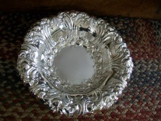 Vintage Intricately Designed Gorham Silverplate Candy Dish/ Bowl photo