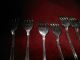 Antique 9 Pcs Crown Silverplate Radiance Pattern 8 Forks 1 Tablespoon Craft Use Other photo 7