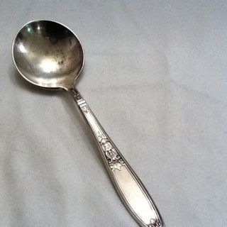 Antique Flatware 1847 Rogers Bros Small Circular Spoon 5 1/2 