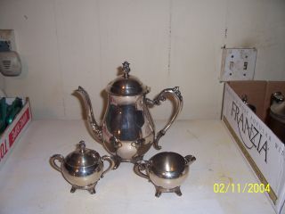 Silver Plate Tea Set photo