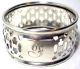 60 Grams All Sterling Silver Birks 4 Napkin Ring Lot Reticulated Scroll Concave Napkin Rings & Clips photo 4