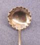 Estate Birmingham Sterling Silver Looped Handle Salt Spoon Hlmrk Anchor Lion S Miniatures photo 1
