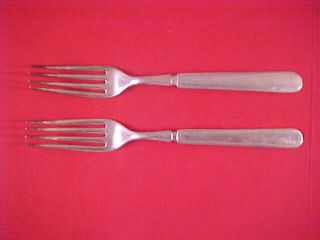 2 Wm Rogers & Son.  12 Forks 7 1/2 