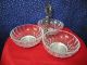 Signed Italian 3 Section Crystal Relish Dish W/ Silver Plated Stand & Bowl Dishes & Coasters photo 8