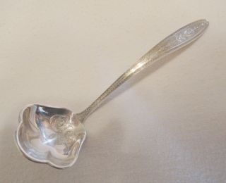Int ' L Sterling Wedgwood 1924 Ornate Sauce Ladle About 20 Grams photo