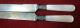 Antique 1834 J.  Russell & Co.  Set Of 4 Sterling & Mother - Of - Pearl Handle Knives Other photo 3