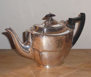 Antique Silver Plated Teapot photo