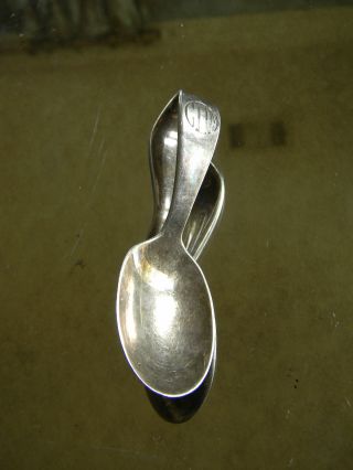 Vintage Tiffany & Co.  925 Sterling Silver Childs Spoon Monogrammed Initials Cmd photo
