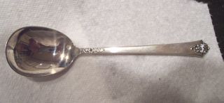 Sterling Royal Crest Castle Rose Sugar Shell Spoon Ca.  1942 photo