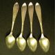 Set Of 4 Vintage Community Silver Silverplate Demitasse Spoons Other photo 1