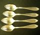 Set Of 4 Vintage Community Silver Silverplate Demitasse Spoons Other photo 4