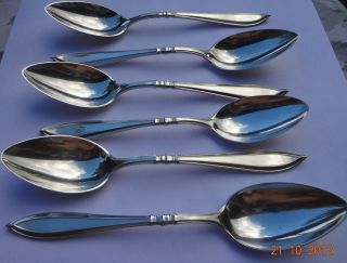 6 Portsmouth By Gorham Sterling Silver Spoons photo