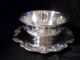 Rare Reed & Barton King Francis Silverplate Gravy Bowl W/attach Underplate Other photo 4