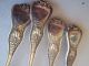 Set Of 4 Sterling Tiffany & Co Spoons Olympian Hunting Men Toga ' S Medallion Face Tiffany photo 3