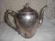 Vintage Old Silver Plate Teapot Fb Rogers Silver Co 1883 799 With Crown Tea/Coffee Pots & Sets photo 2