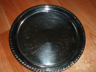 Silver Plated Tray 12 1/4 