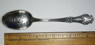 Antique Watson Sterling Silver Sturgis Michigan Souvenir Tea Spoon photo