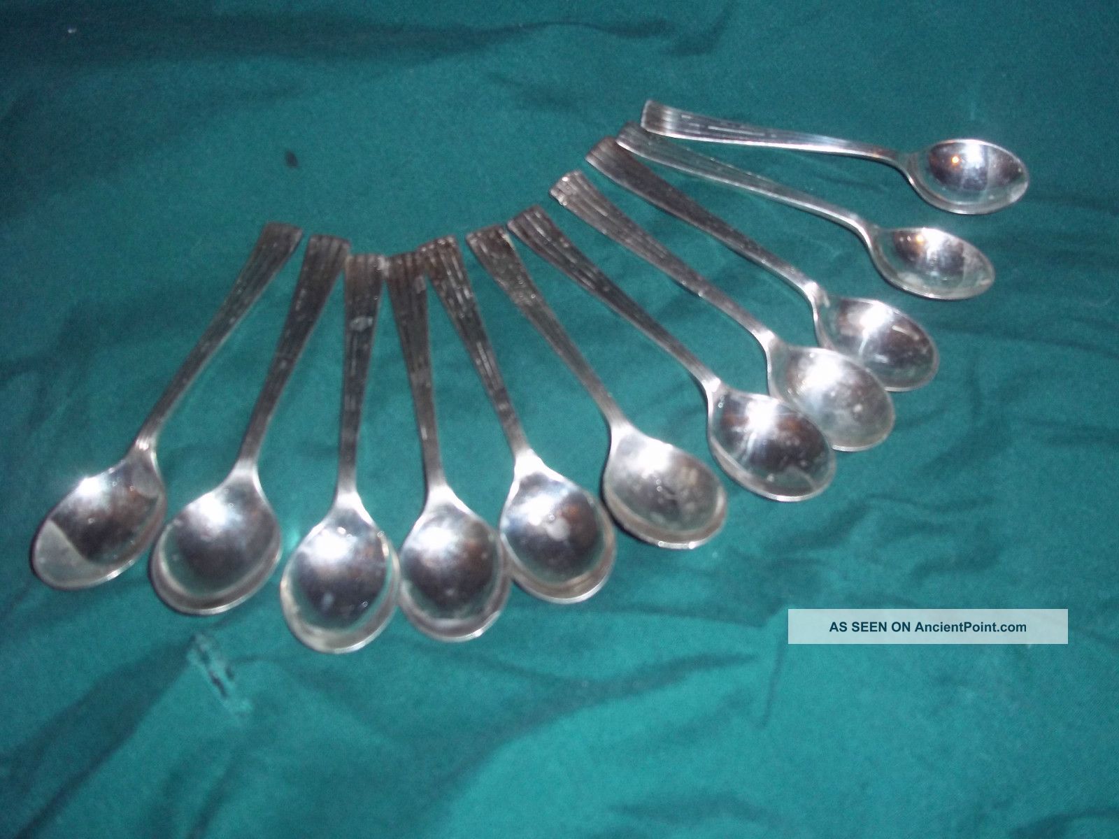 Vintage Dutch Silver Egberts Demitasse Spoons 11 Other photo