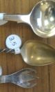 Sterling Silver Vintage Lot Not Scrap Of 6 Baby Spoons Mixed Lots photo 1
