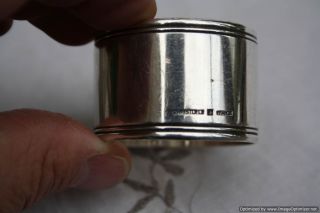 Silver Vintage French Napkin Ring By Christofle photo