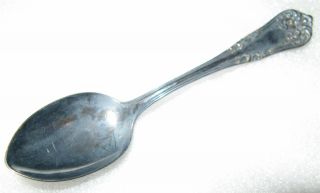 Wm Rogers And Son Aa - 4.  25 Inch Demitasse Spoon - America Pattern,  Silverplate photo
