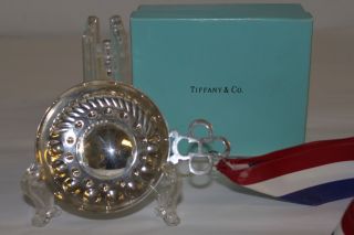 Tiffany & Co.  Sterling Silver Wine Taster Tastevin Award With Ribbon And Box photo