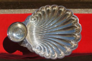 William Rogers Silver Co.  Sea Shell Serving And Dip Dish photo