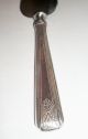Sterling Handle Cheese Server Knife Embossed Pattern Sst Blade 7 