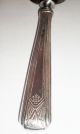 Sterling Handle Cheese Server Knife Embossed Pattern Sst Blade 7 
