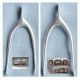 Pair Antique Solid Silver Sugar Tongs In The Form Of A Wishbone Hm 1903 15.  6g Sugar Bowls & Tongs photo 1