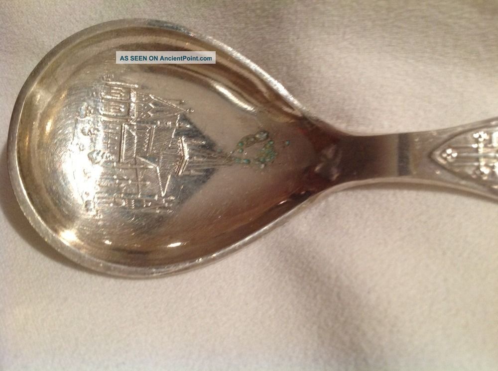 European Norwegian? Souvenir.  60 Gra Spoon Old And Unique Scandinavia photo