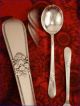 1847 Rogers Adoration Set 4 Cream Round Soup Spoons 1939 Art Deco Silver Plate International/1847 Rogers photo 1