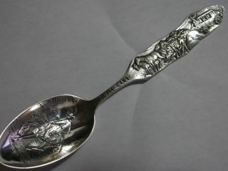 Sterling Silver Montana,  Billings Vintage Souvenir Spoon photo