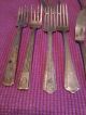 25 Antique Assorted Silverplate Flatware Mixed Lots photo 4