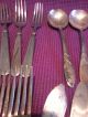 25 Antique Assorted Silverplate Flatware Mixed Lots photo 7