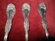3 Tablespoons Wm A Rogers Sxr Silverplate Spoons 1901 Hanover Pattern Ornate Oneida/Wm. A. Rogers photo 2